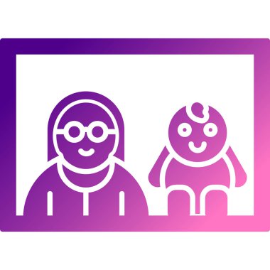 Beyaz arka planda gözlük ikonu olan siyah beyaz çizgili sanat portresi kadın. Mutlu yüz. Renkli taslak konsepti. vektör illüstrasyonu