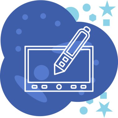 Pano ile kalem simgesi.