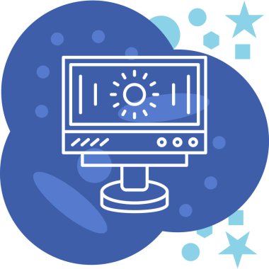 bulut simgesi, vektör illüstrasyonu