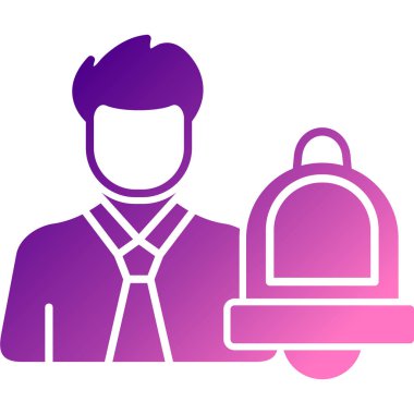 Şapkalı ve çantalı bir adamın vektör çizimi