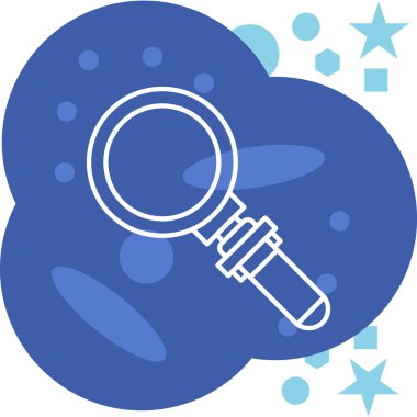 Ara. Web simgesi basit illüstrasyon