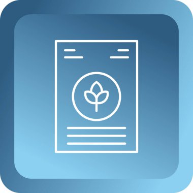 beautiful flower vector line icon