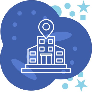 bina konumu simgesi - taslak biçimi