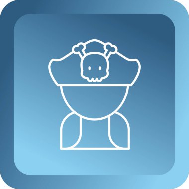 Kafatası ile cadılar bayramı simgesi