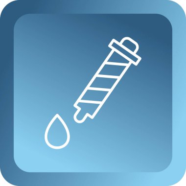 Tek mavi rhomb simgesinin vektör çizimi