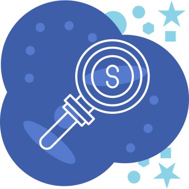 Modern simgenin vektör illüstrasyonu