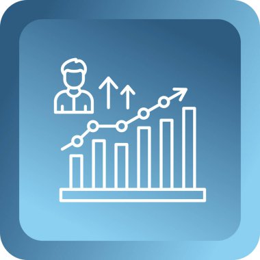 grafik ikonu vektör illüstrasyonu