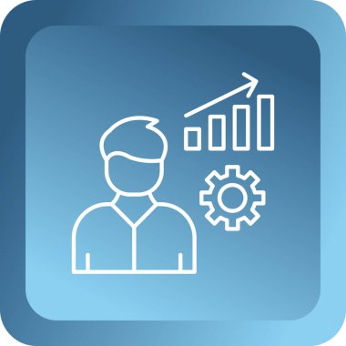 iş vektörü simgesi modern basit vektör illüstrasyonu