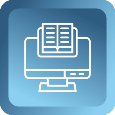 bilgisayar simgesi vektör illüstrasyonu