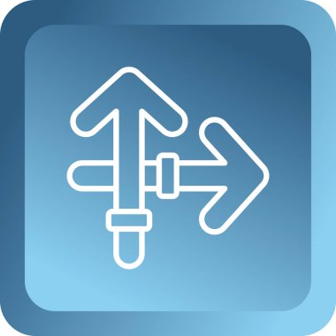 Modern simgenin vektör illüstrasyonu