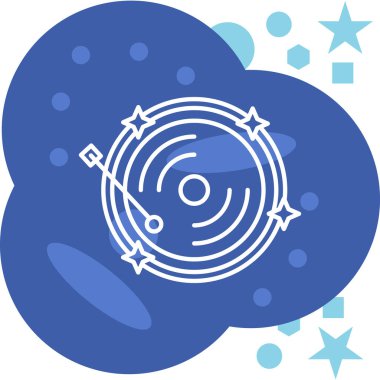 Moda tarzında izole edilmiş ay simgesi