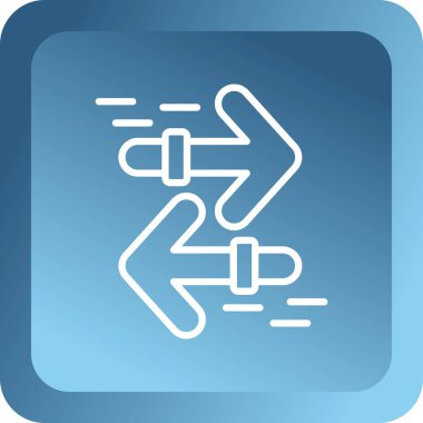 ok simgesi vektör illüstrasyonu