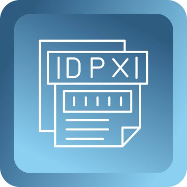 PDF simgesi. Vektör çizimi. biçim ve ağ.