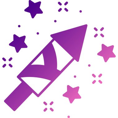 Yıldız ve simgenin vektör illüstrasyonu