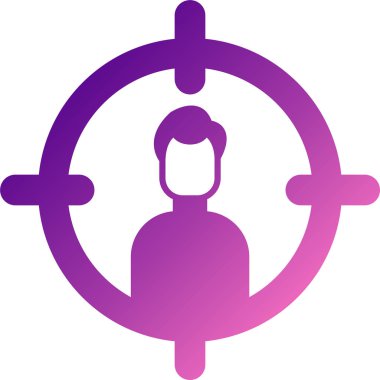 Adamım. Web simgesi basit illüstrasyon