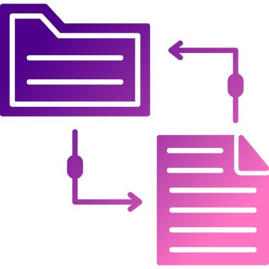 Veri. Web simgesi vektör illüstrasyonu