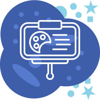 Uzay simgesi vektör illüstrasyonu