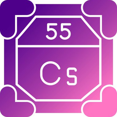 Kimyasal element simgesi vektör illüstrasyonu