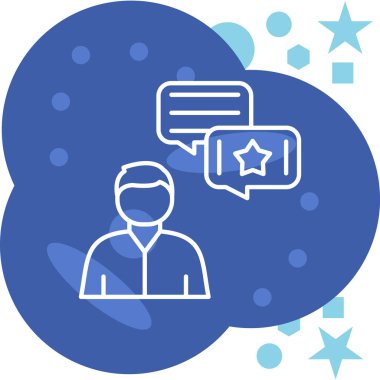 Müşteri hizmeti simgesi vektör illüstrasyon tasarımı