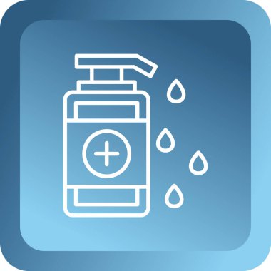 Su simgesinin vektör illüstrasyonu