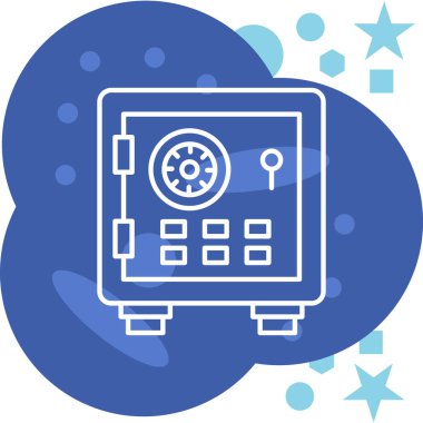 Bir bilgisayar simgesinin vektör illüstrasyonu