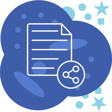 Veri Depolama simgesi, vektör illüstrasyonu