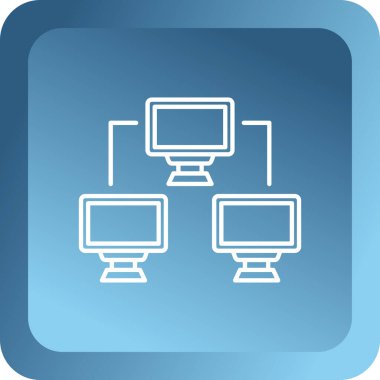 bilgisayar simgesi vektör illüstrasyonu