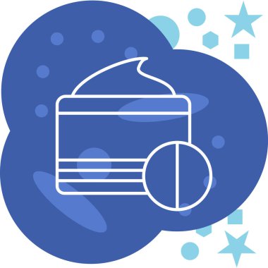 Çizgi film simgesinin vektör çizimi