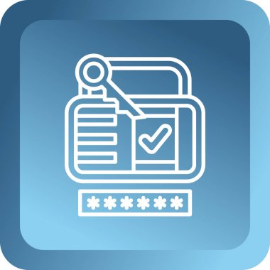 kontrol listesi simgesi, vektör illüstrasyonu