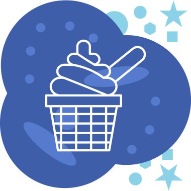 Dondurma. Basit tasarım