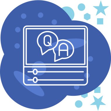 çevrimiçi sohbet ve dizüstü bilgisayar simgesi beyaz arkaplanda izole edildi. Online iletişim konsepti. Video merkezi uzaktan kumandalı çevrimiçi sohbet. Renkli taslak konsepti. vektör.