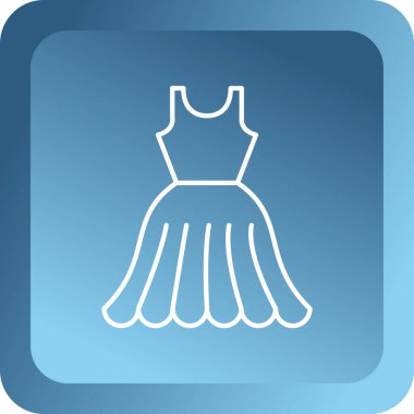 elbise simgesi vektör illüstrasyonu