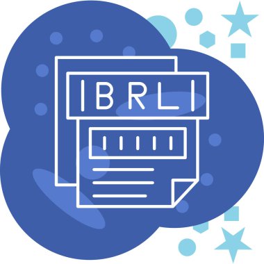 dosya biçimi simgesi, vektör illüstrasyonu