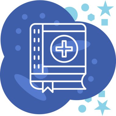 kitap simgesi vektör illüstrasyonu