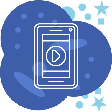 Sosyal medya simgelerine sahip akıllı telefon