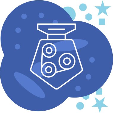 Bir şişenin vektör illüstrasyonu