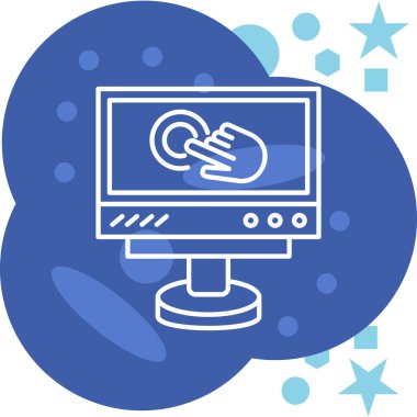 internet bulut vektör illüstrasyonu