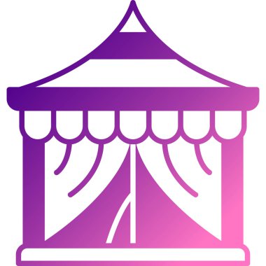 Mor renkli sirk simgesi