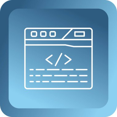 Web tarayıcı vektör simgesi