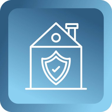 ev simgesi, vektör illüstrasyonu