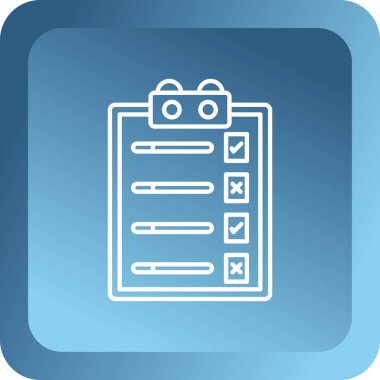 onay listesi simgesini. vektör çizim