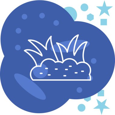 Bulut. Web simgesi basit illüstrasyon