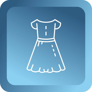 Kıyafet ikonu. web vektör tasarımı