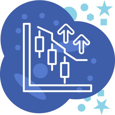 Bir grafik bulutunun vektör illüstrasyonu