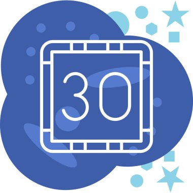 25 numaralı taslak biçiminde simge