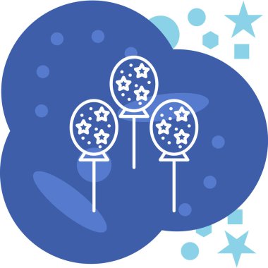 - Şeker. Web simgesi basit illüstrasyon