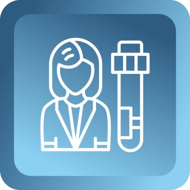 vektör illüstrasyonundaki doktor simgesi.