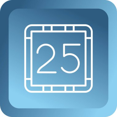 Takvim simgesi, vektör illüstrasyonu. Düz tasarım biçimi