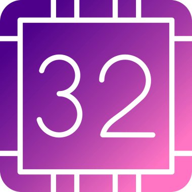 Takvim simgesi, düz vektör illüstrasyonu