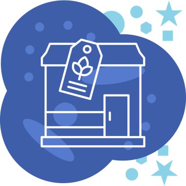 Bir yıldızlı kitabın vektör çizimi